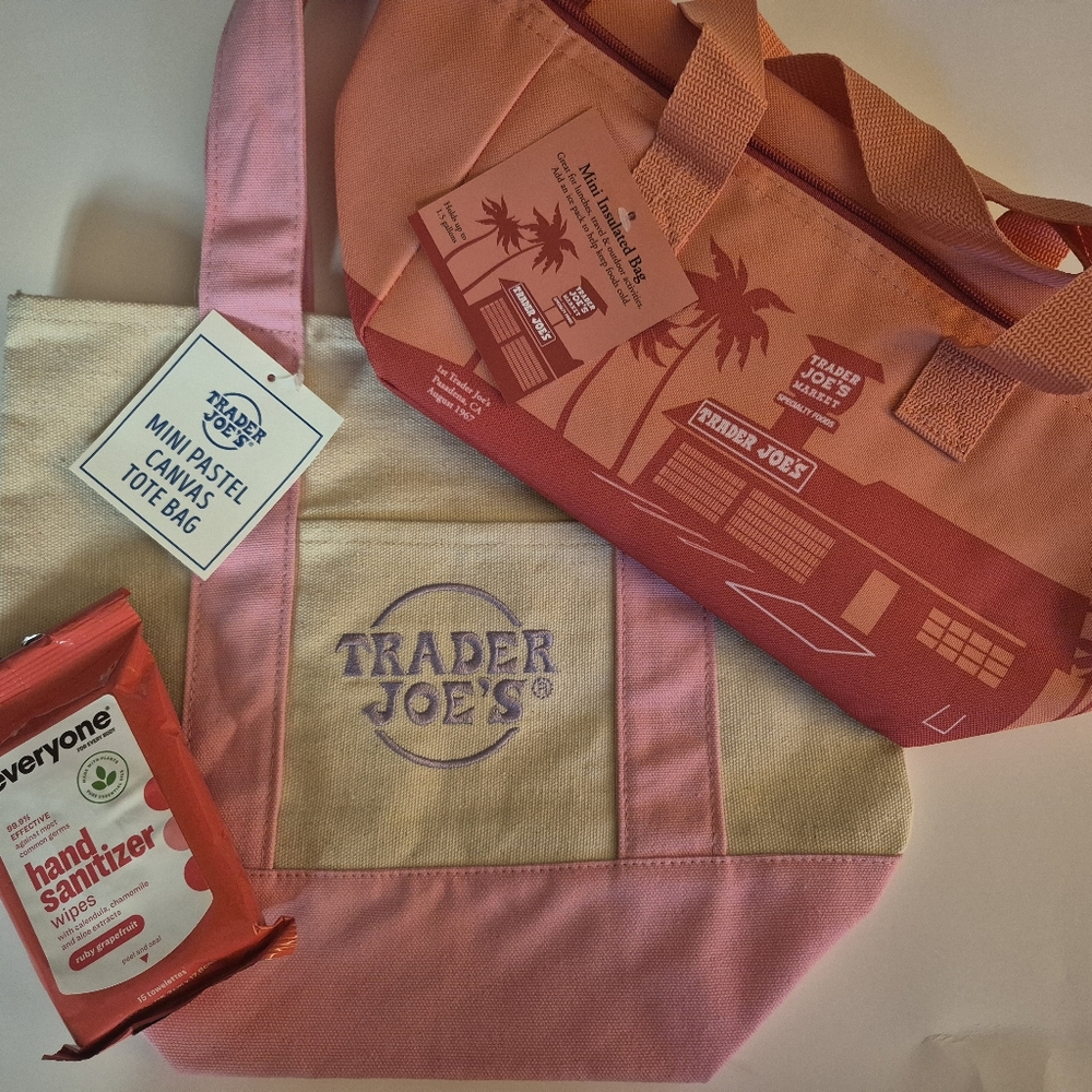 💗🍑Trader Joe's Mini Bag Set